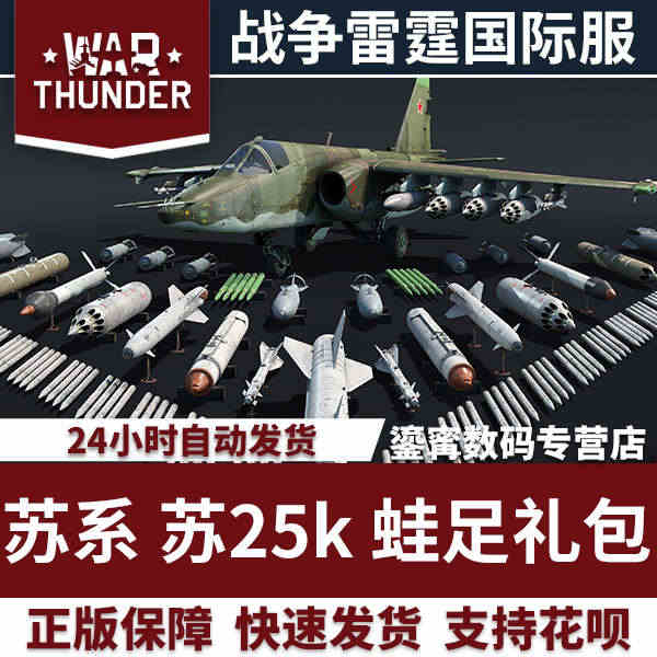 War thunder 战争雷霆 苏25k 蛙足 礼包...