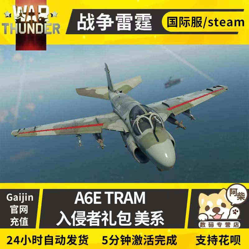 正版 WarThunder 战争雷霆A6E TRAM入侵者礼包 美系阿...