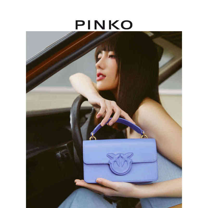 PINKO2023哑光小号斜挎手提飞鸟包燕子包100204A0F3...