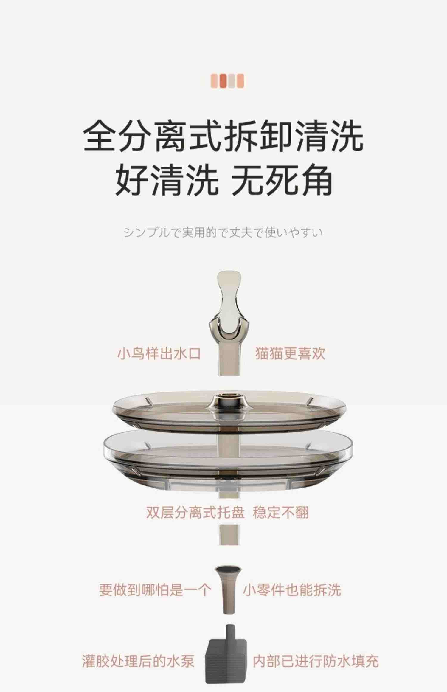 诺凡尔猫咪饮水机器自动循环宠物恒温喝水流动狗狗不插电加热神器