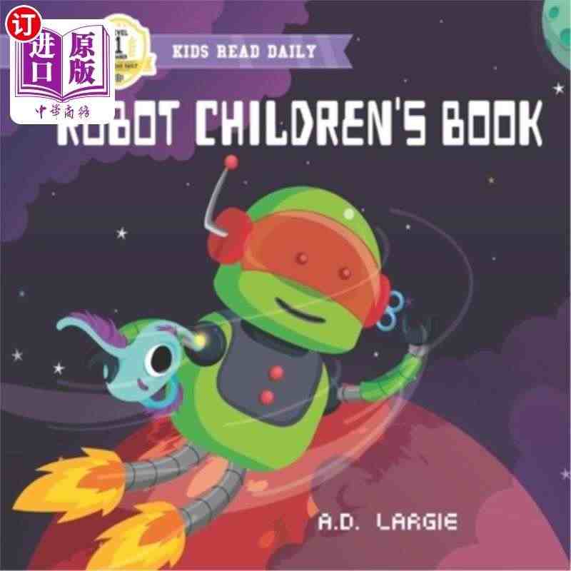 海外直订Robot Children's Book: I Can Re...