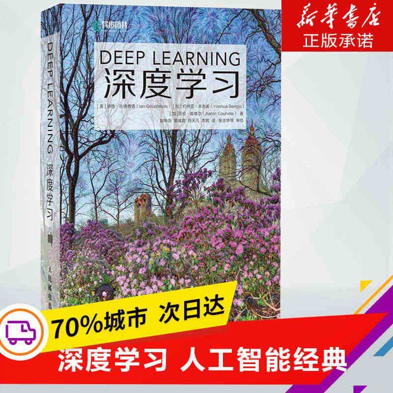 深度学习deep learning中文版 花书AI书籍图灵奖得主作品 ...