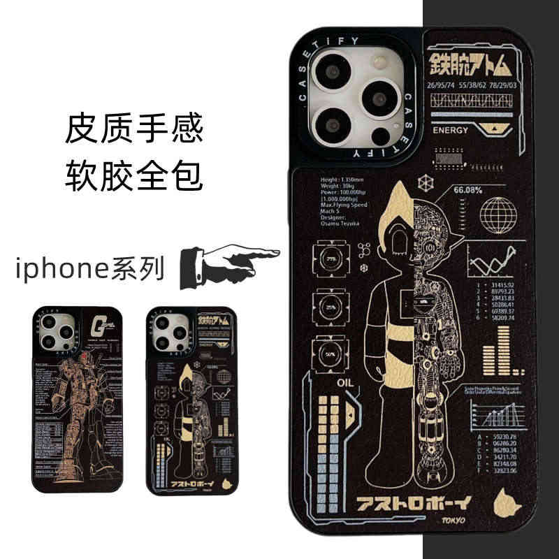 潮牌大孔摄像头圈适用iphone13高达手机壳苹果12promax电话...