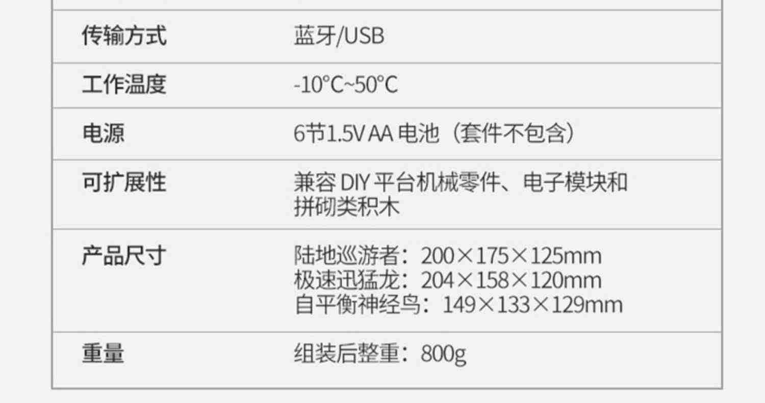 MAKEBLOCK 童心制物 Ranger游侠三合一儿童可编程机器人 智能益智玩具拼装创客教育套件