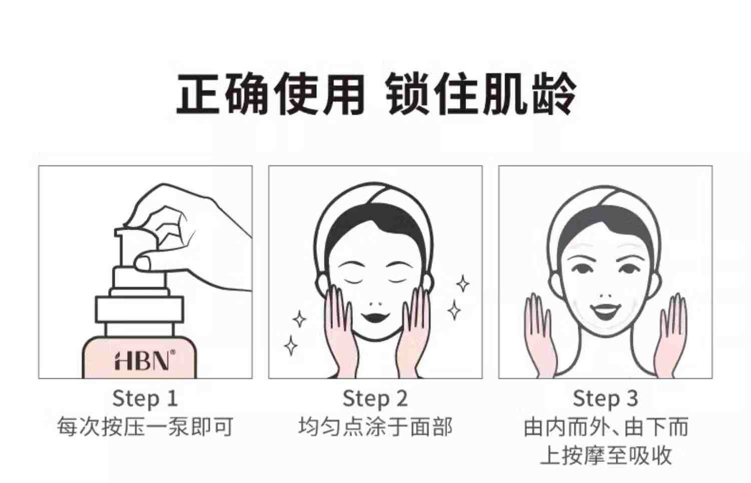 HBN水乳晚霜鎏光霜套装双A醇乳液面霜早C晚A提亮补水保湿紧致抗皱
