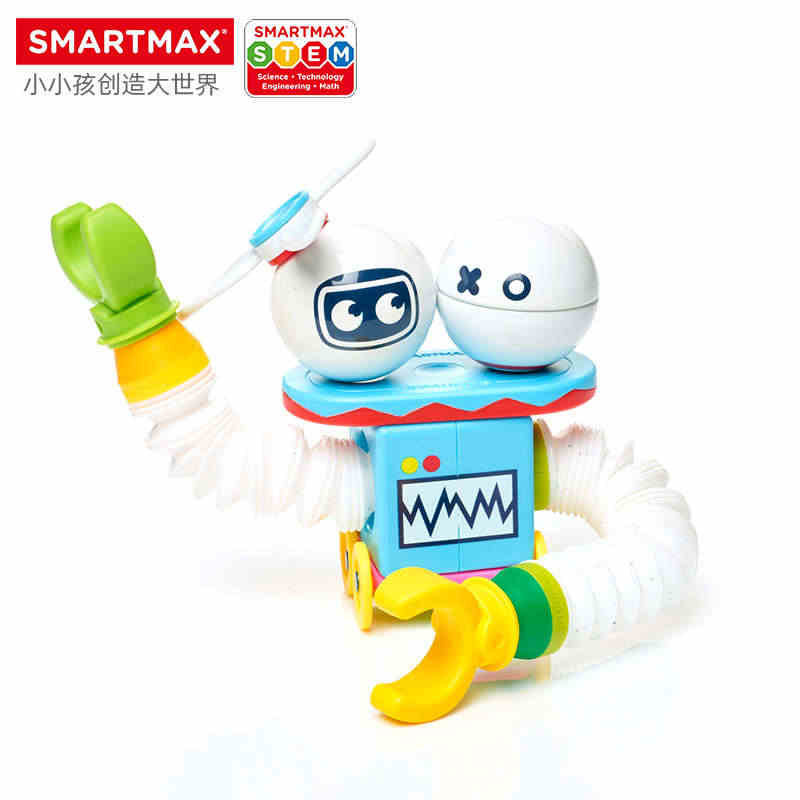 新款 SMARTMAX 小小机器人 磁力棒 趣味主题 3岁+ 12PC...