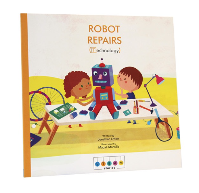 英文原版 STEAM Stories: Robot Repairs (...