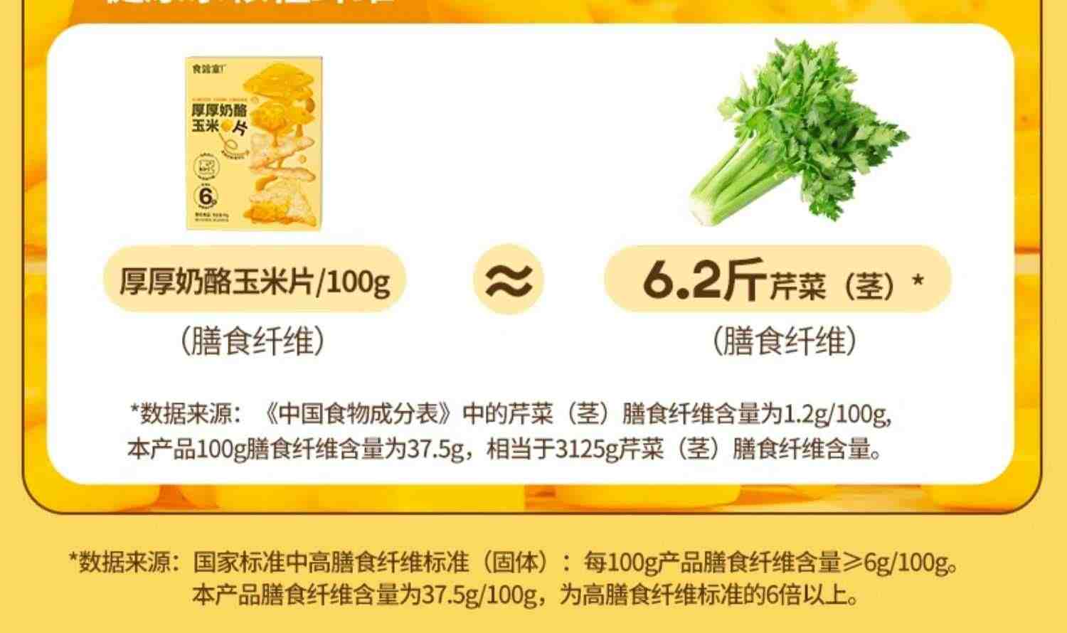 【直播专享】食验室厚厚奶酪玉米片非油炸高膳食纤维零食Z