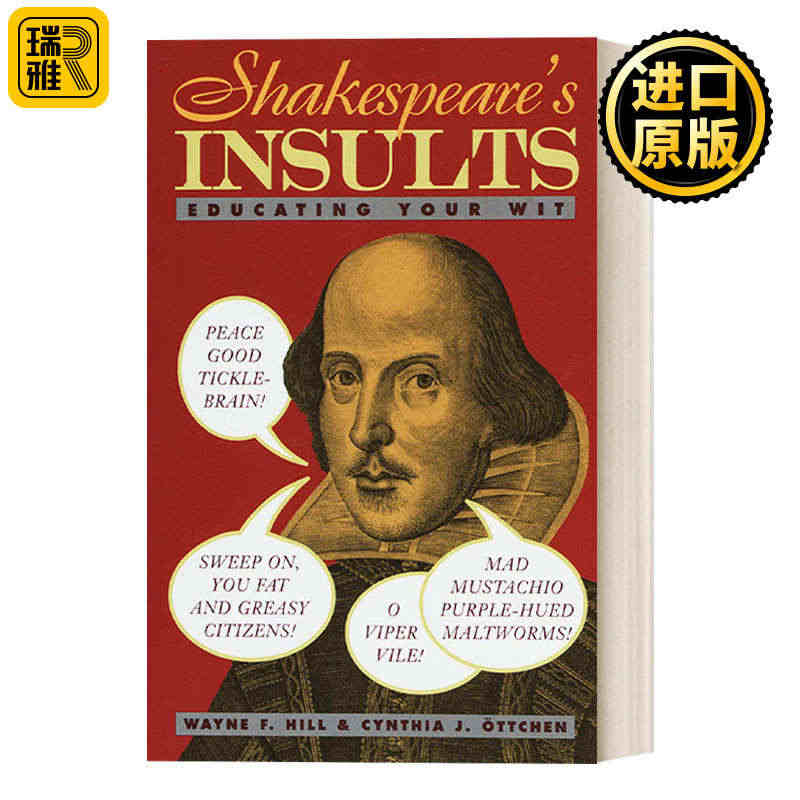 英文原版 Shakespeare's Insults 莎士比亚骂人语录...