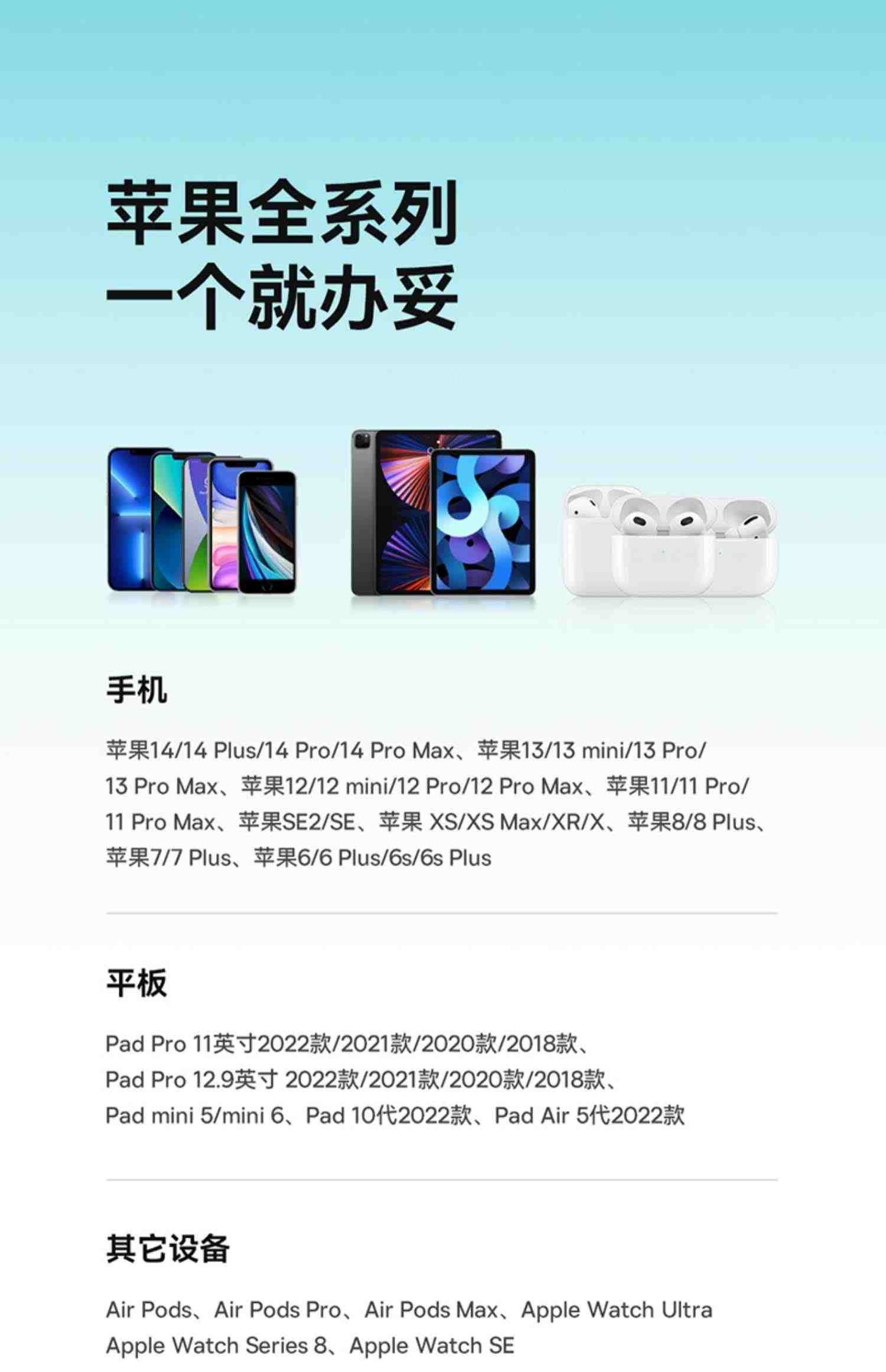 倍思小酷30w氮化镓适用20W苹果充电器iPhone14Pro充电头快充头pd插头14Promax手机ipad正品13数据线套装typec