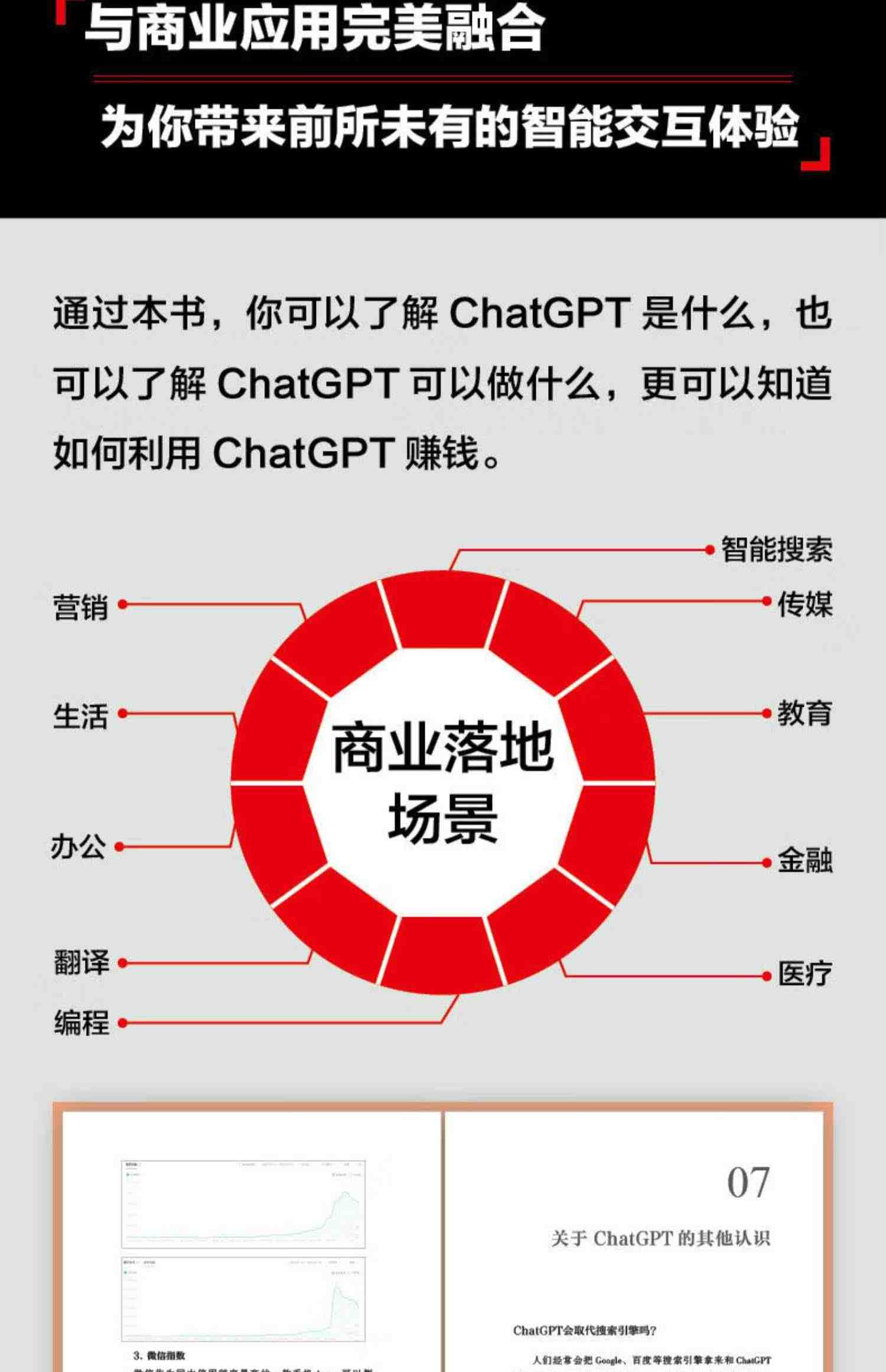 chatgpt人工智能书籍6册 人人都能玩赚ChatGPT 读懂人工智能新纪元 AIGC 智能创作时代 趋势2030 AI革命人工智能聊天机器人 科普