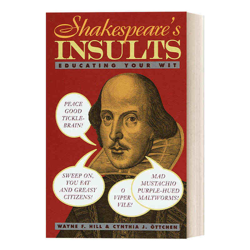 英文原版 Shakespeare's Insults 莎士比亚骂人语录...