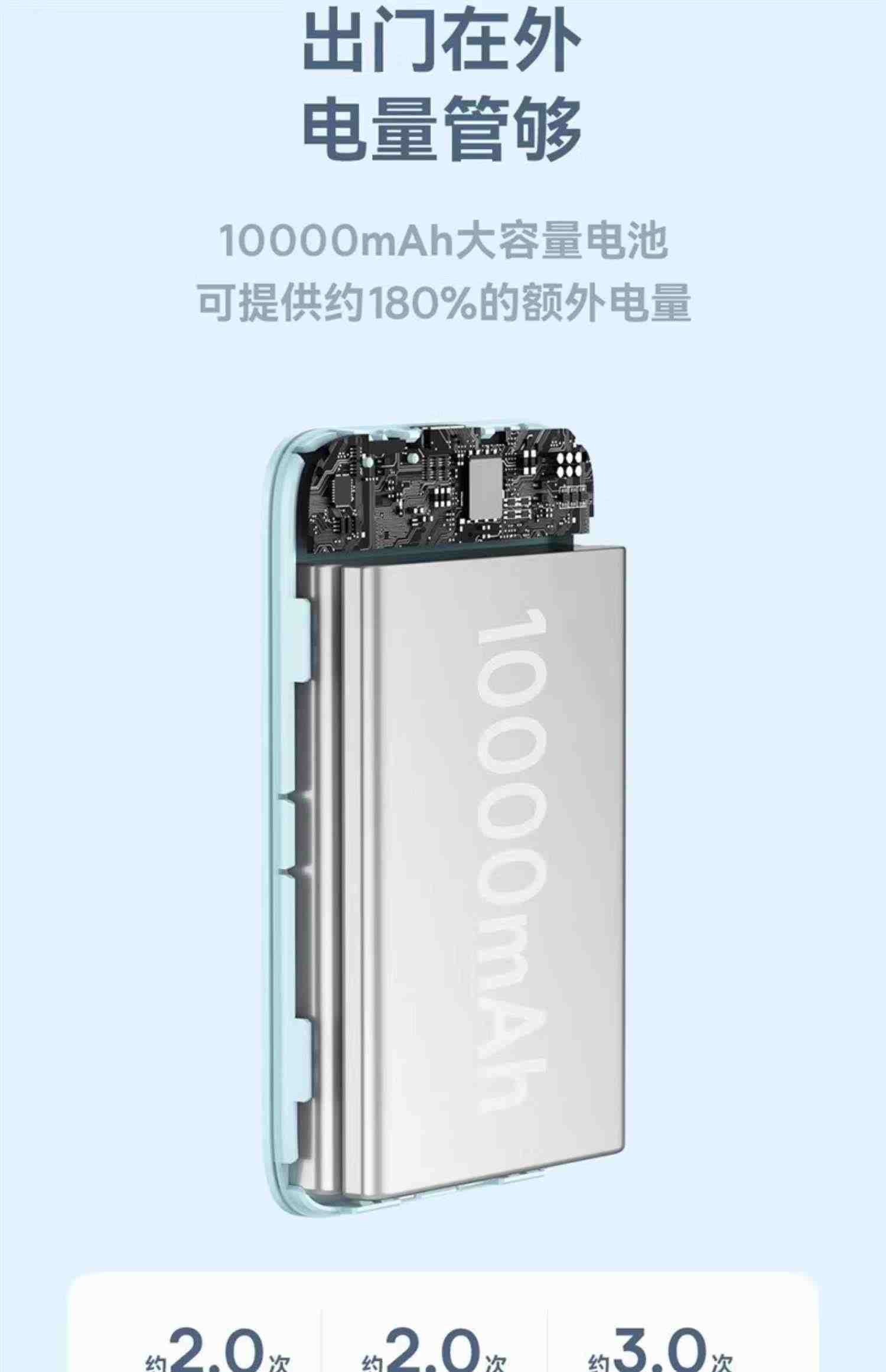 倍思10000毫安磁吸无线充电宝适用iphone14promax专用Magsafe20W快充苹果13/12大容量手机移动电源官方旗舰店