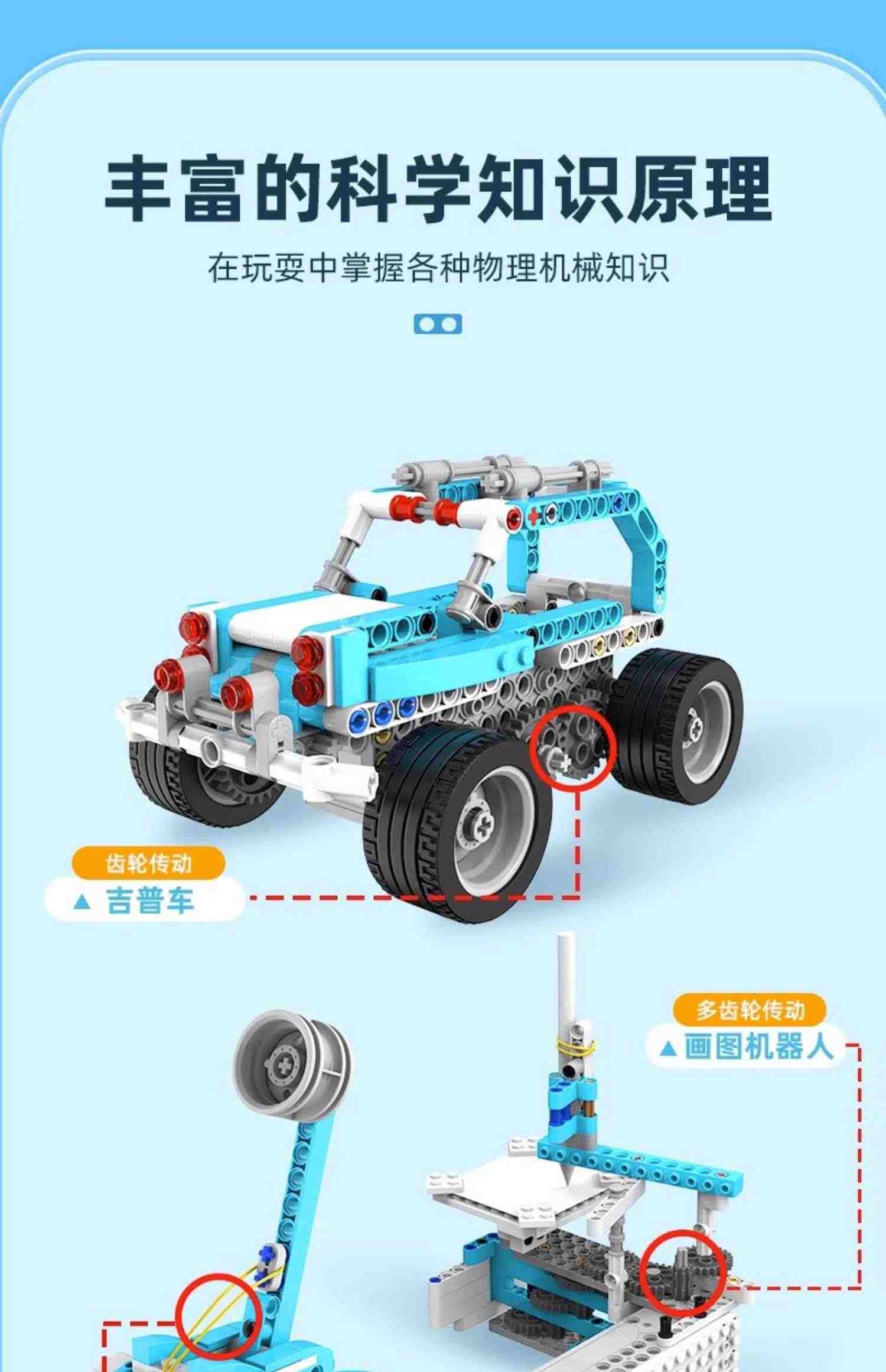 编程科技小制作小发明小学生科学小实验玩具机器人手工材料包男孩