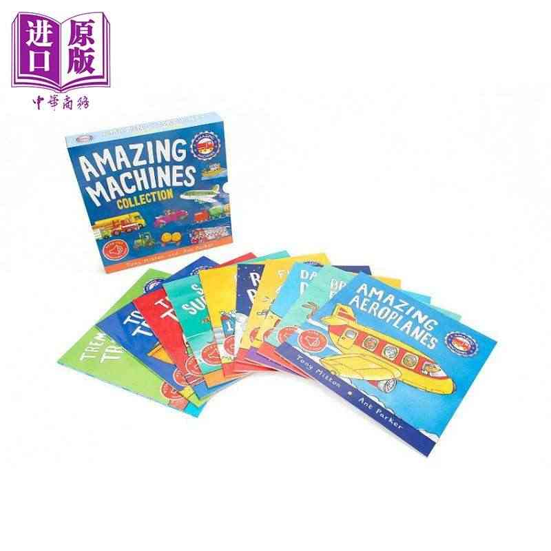 Amazing Machines 神奇机器10册盒装 配扫码音频 英文...