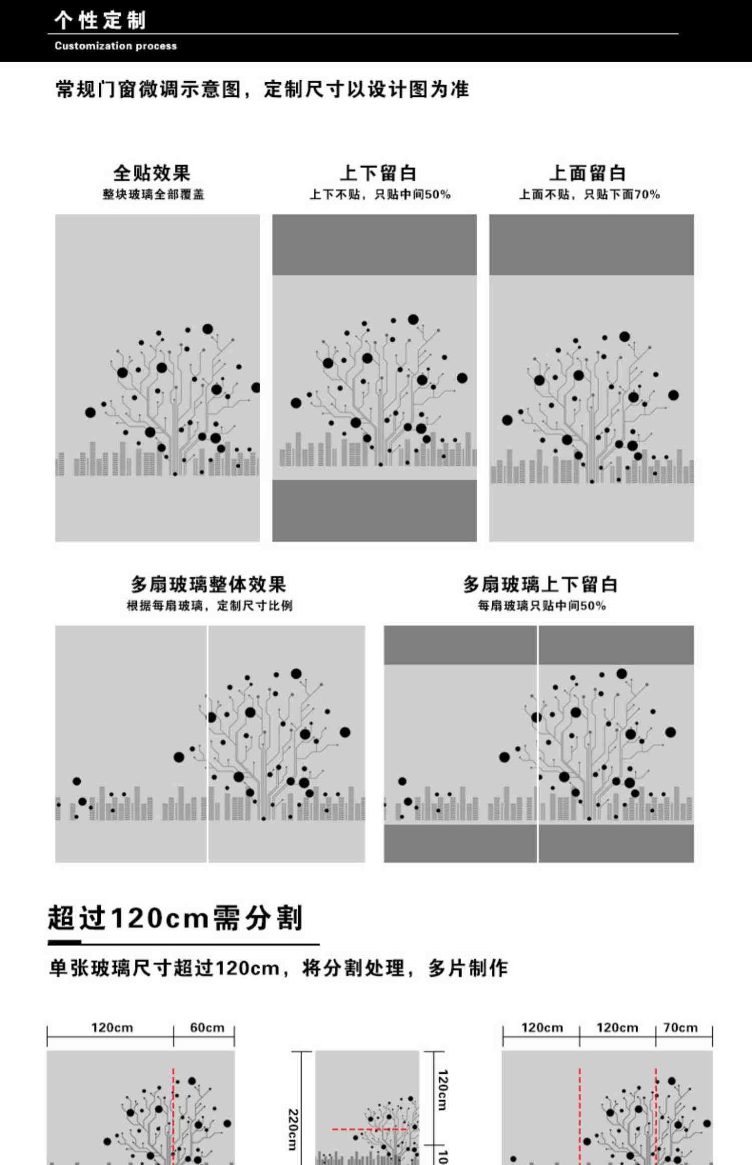 乐高机器人磨砂静电玻璃贴膜定制书房儿童房培训班隔断推拉门贴画