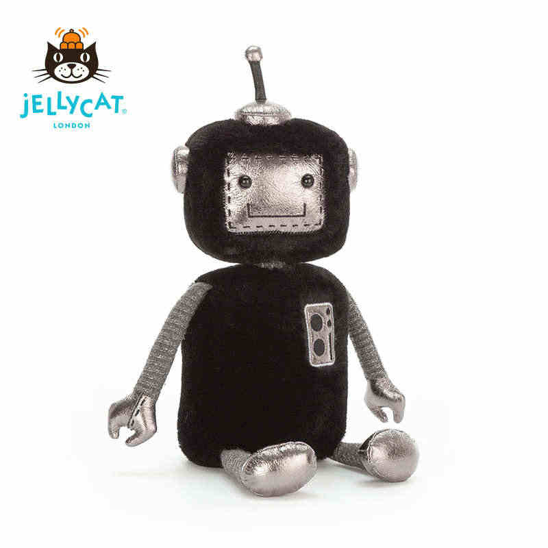 英国jELLYCAT果冻机器人趣味毛绒玩具娃娃公仔送礼包邮玩偶...