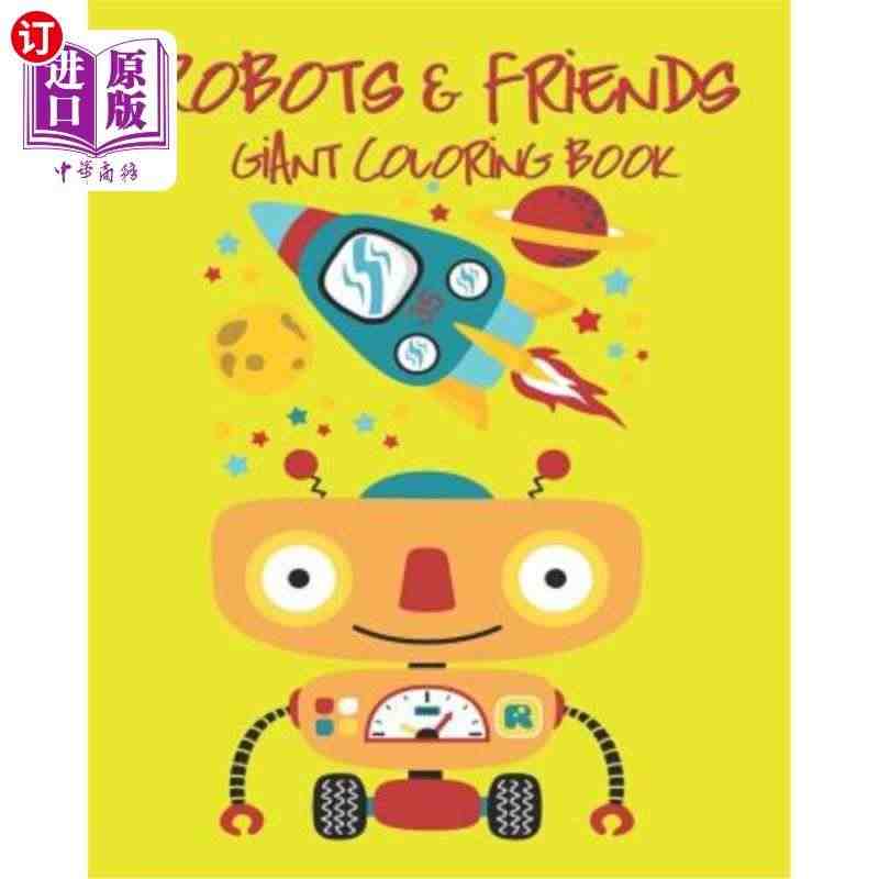 海外直订Robots & Friends Giant Colo...