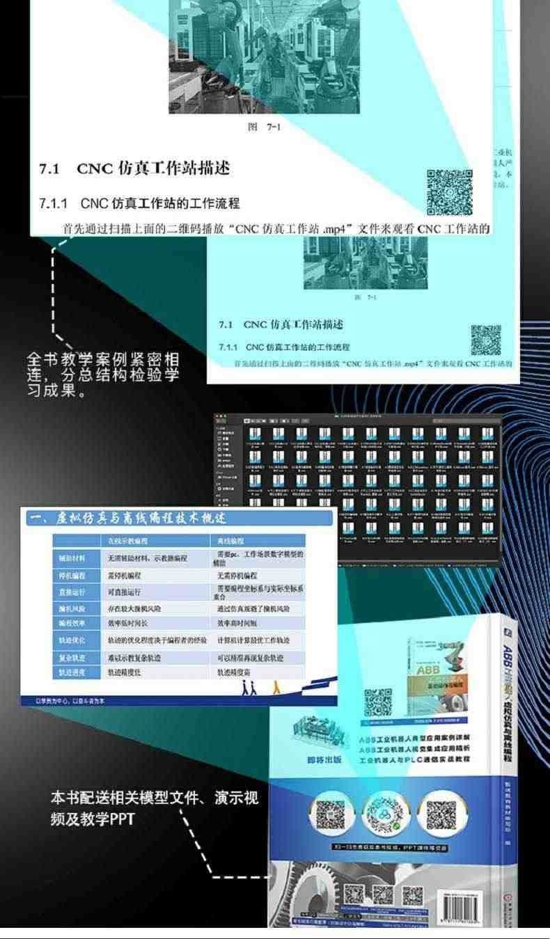 套装 官网正版 ABB工业机器人实操基础套装 共2册 ABB工业机器人基础操作与编程 ABB工业机器人虚拟仿真与离线编程机工