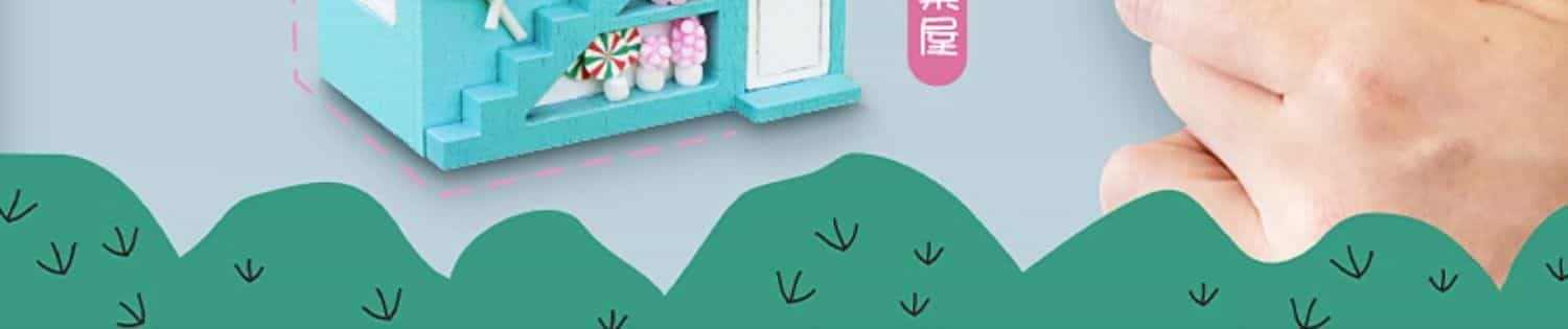 巧之匠diy手工小屋寿司店手工制作房子木质建筑模型生日礼物女生