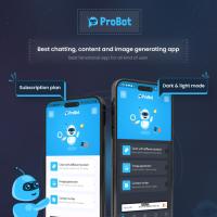 【ChatGPT】APP源码，ProBot – ChatGPT v1.2 Admob |订阅 InApp | AI 聊天、写作助手和图像生成器 APP源码