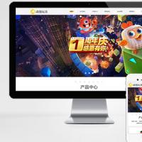 响应式玩具动漫类网站pbootcms模板（自适应手机端）响适应卡通玩偶网站源码下载