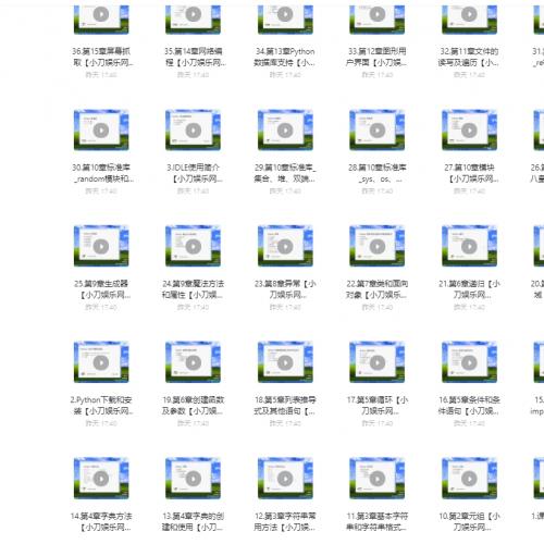2023猎豹网校Python系列课程 阿里云盘
