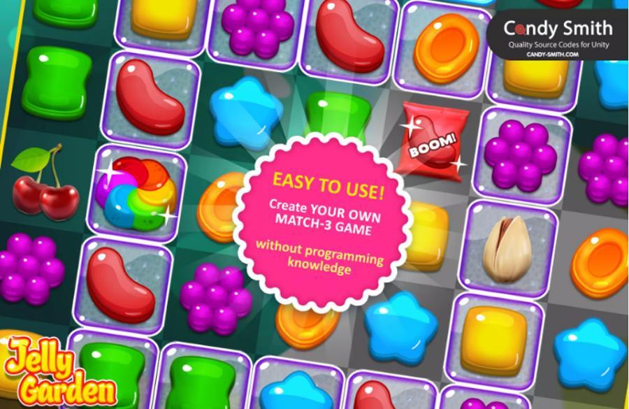 unity3D游戏《果冻花园》源码（类型：插件）