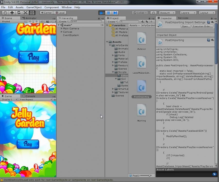 unity3D游戏《果冻花园》源码（类型：插件）