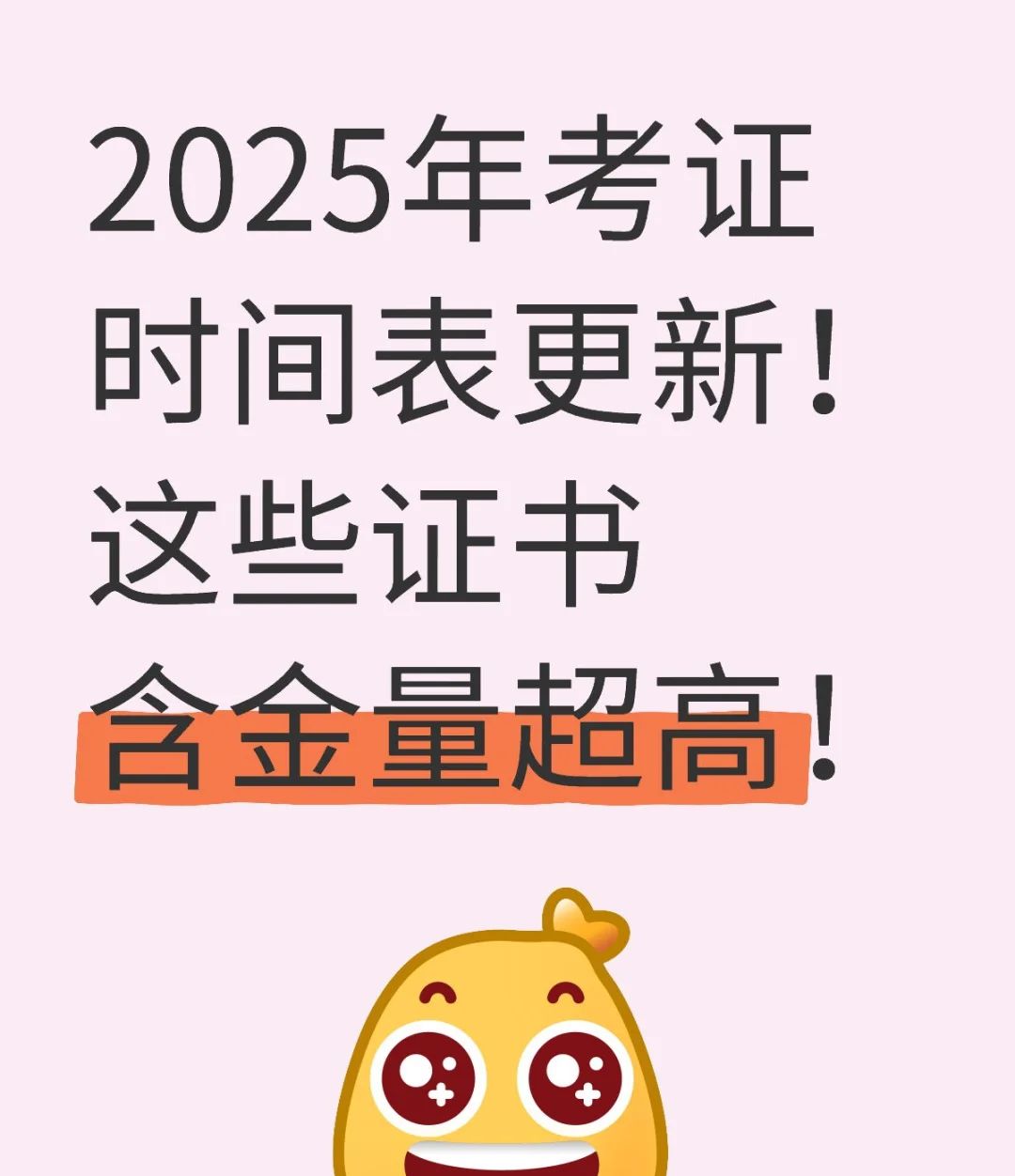 📚2025年考证时间表更新！这些证书含金量超 - 宋马