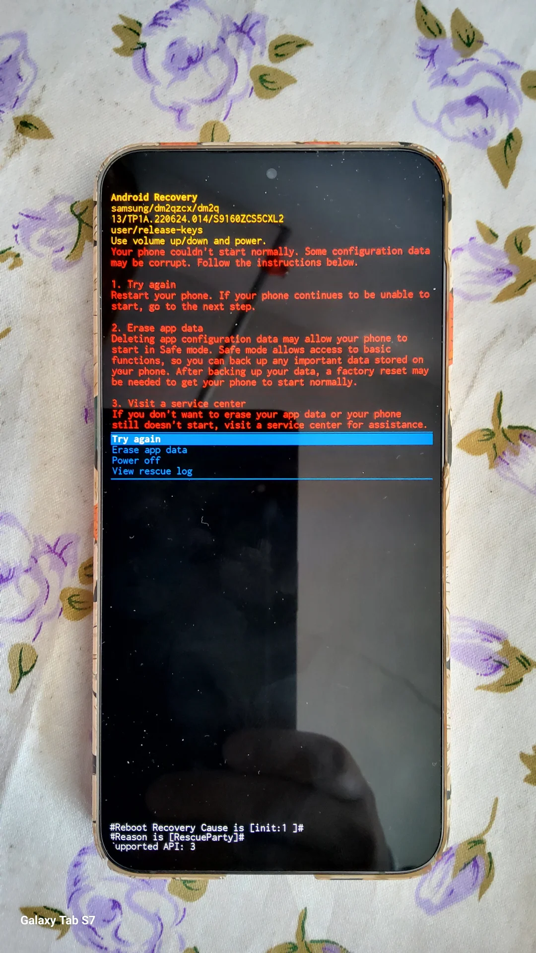 三星S23+系统更新后，变砖。 - 宋马