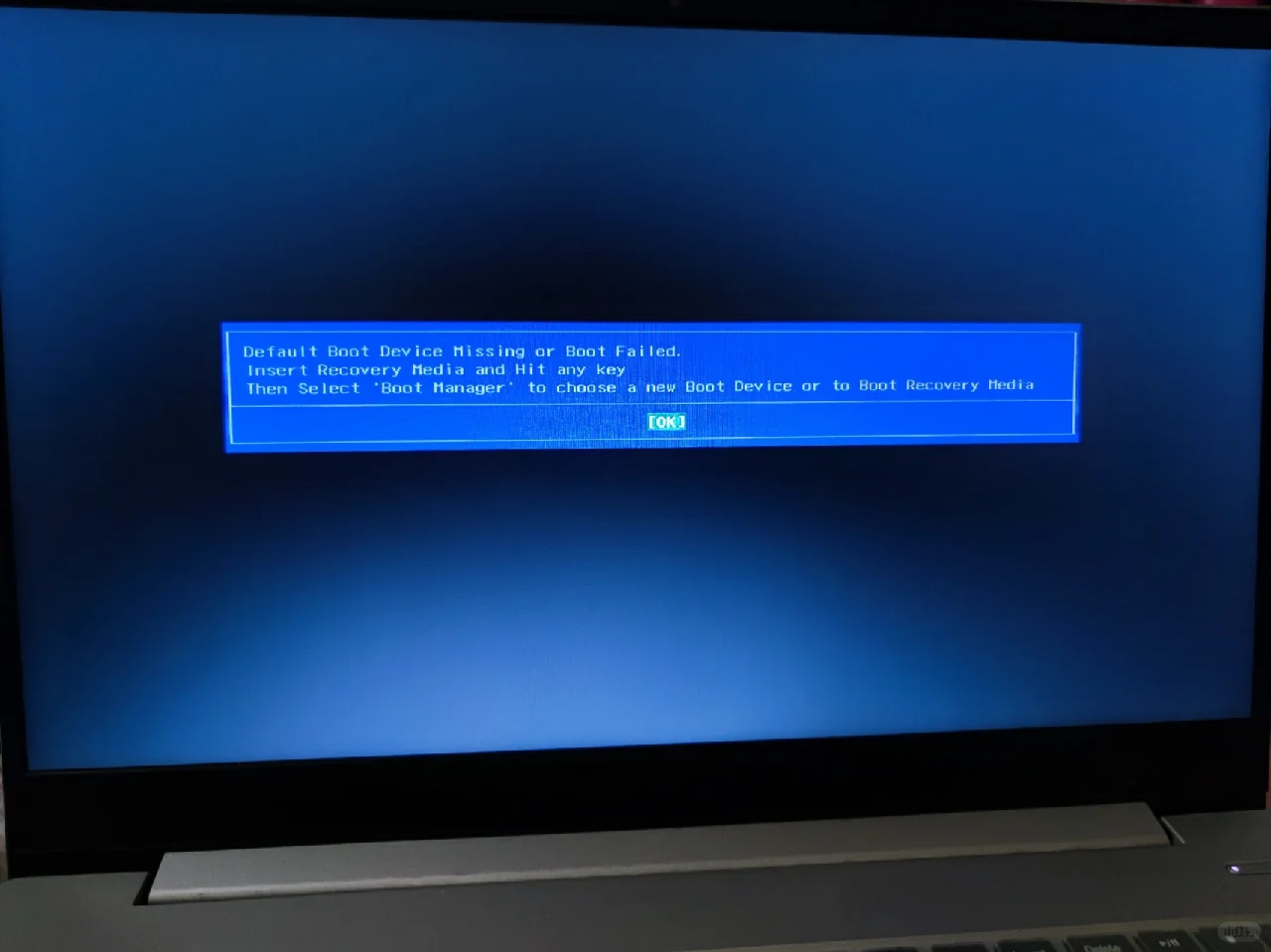联想开机是Default Boot Device Missing - 宋马