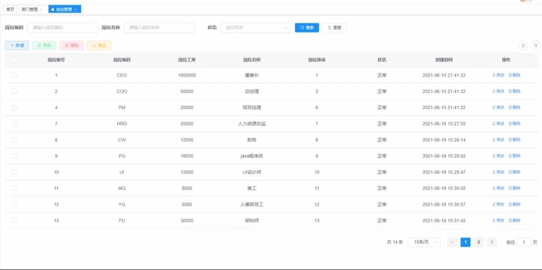 java员工管理系统 - 宋马