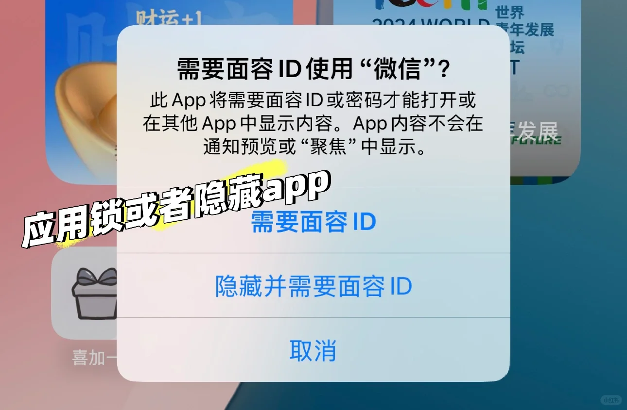 我发现iOS18还是不能隐藏app!