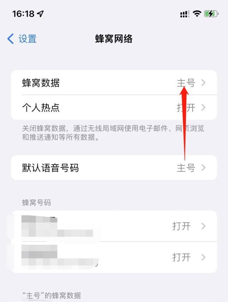 iphone双卡流量怎么切换？