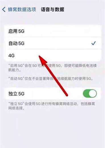 5g手机怎么换成4 g网络？