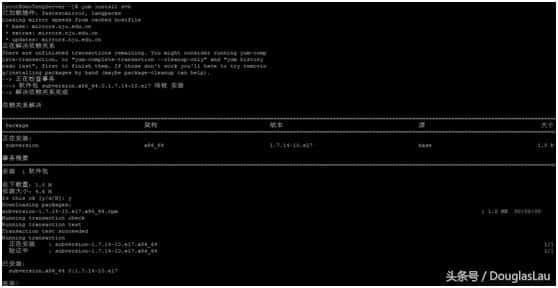 Centos 7 下创立SVN服务器