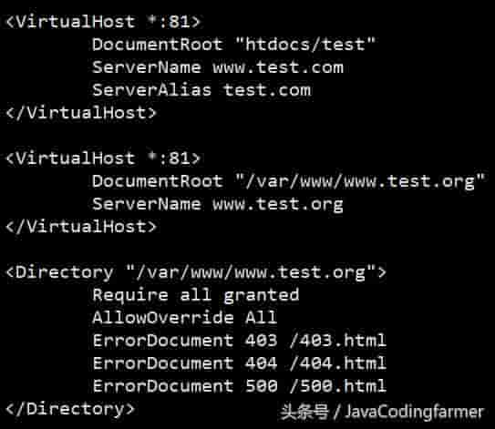 7、Nginx+Apache环境配置——动静分离