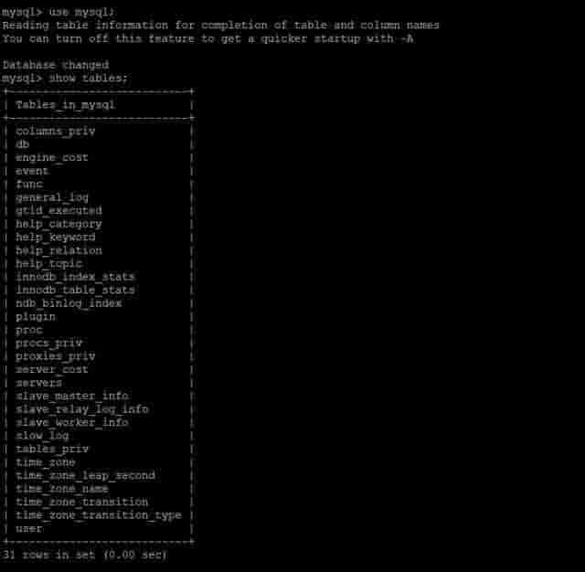 linux环境下安装mysql