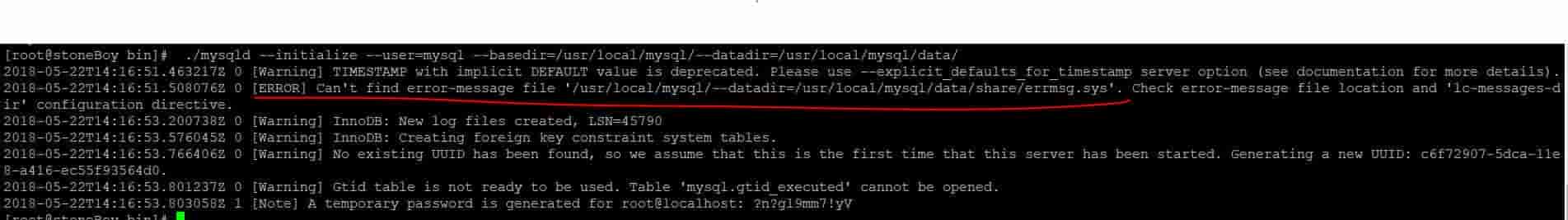 linux环境下安装mysql