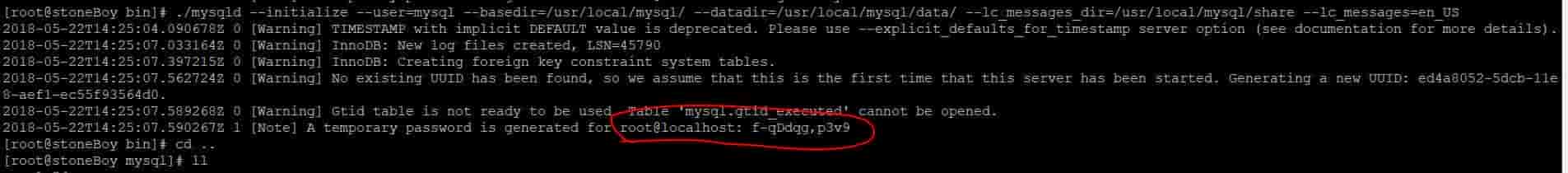 linux环境下安装mysql