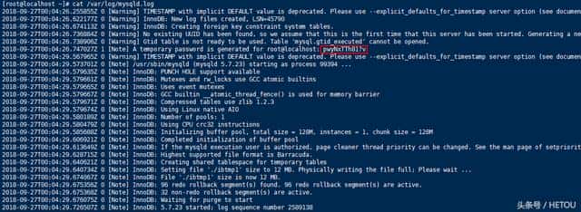 CENTOS7上的MYSQL5.7安装