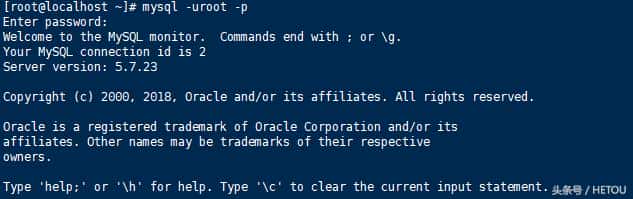 CENTOS7上的MYSQL5.7安装