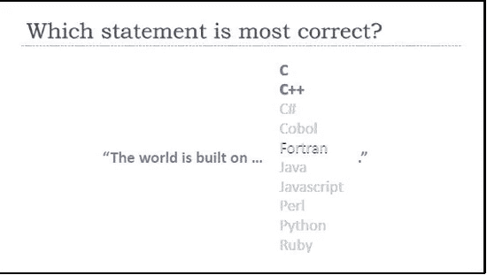 王者编程： Why C++?