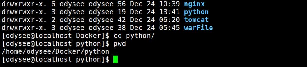 centos7中docker安装python