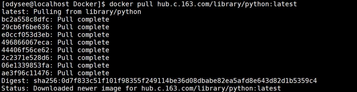 centos7中docker安装python
